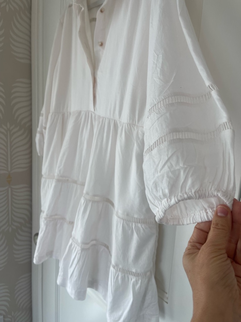 Maeve by Anthropologie, Shell Pink, Long Sleeve “Bettina” Dress, Medium - Picture 5 of 13